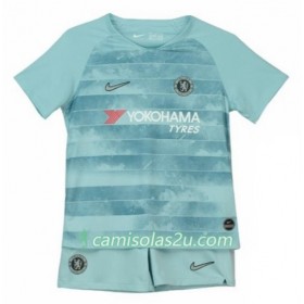 Camisolas de Futebol Chelsea Criança Equipamento 3ª 2018/19 Manga Curta